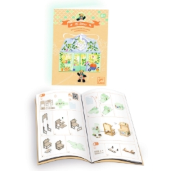 Djeco Mi House Olive – DIY Miniatuurhuis met Panda - vanaf 8 jaar