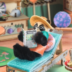 Djeco Mi House Olive – DIY Miniatuurhuis met Panda - vanaf 8 jaar