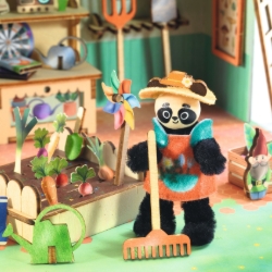 Djeco Mi House Olive – DIY Miniatuurhuis met Panda - vanaf 8 jaar