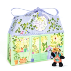 Djeco Mi House Olive – DIY Miniatuurhuis met Panda - vanaf 8 jaar