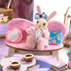 Djeco Mi House Rosie – DIY Miniatuurhuis met Konijn - vanaf 8 jaar