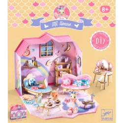 Djeco Mi House Rosie – DIY Miniatuurhuis met Konijn - vanaf 8 jaar