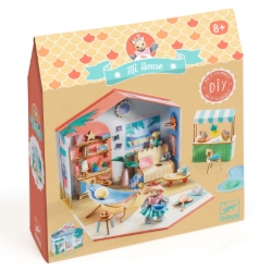 Djeco Mi House Mia – DIY miniatuurhuis met Kat - vanaf 8 jaar