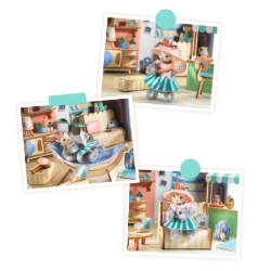 Djeco Mi House Mia – DIY miniatuurhuis met Kat - vanaf 8 jaar
