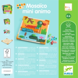 Afbeeldingen van Djeco Mosaïco Mini Animo – Mozaïekspel - van 4 tot 6 jaar