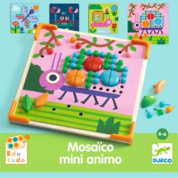 Afbeeldingen van Djeco Mosaïco Mini Animo – Mozaïekspel - van 4 tot 6 jaar