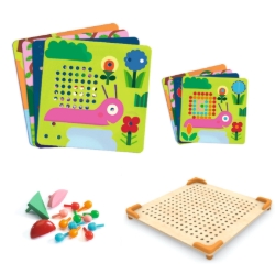 Afbeeldingen van Djeco Mosaïco Mini Animo – Mozaïekspel - van 4 tot 6 jaar