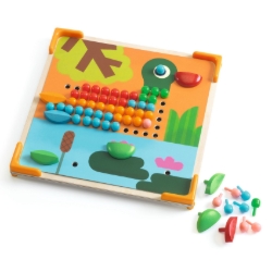 Afbeeldingen van Djeco Mosaïco Mini Animo – Mozaïekspel - van 4 tot 6 jaar
