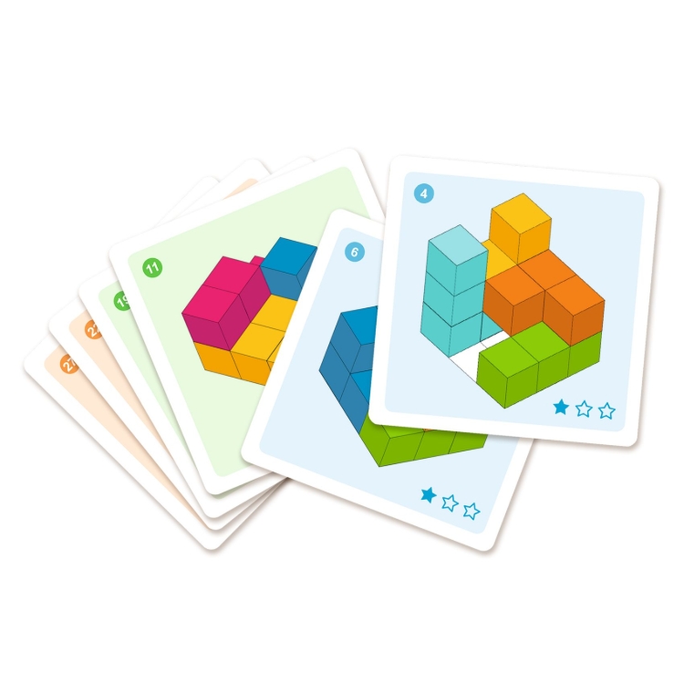 Picture of Djeco Sologic Cubissimo – Houten 3D Denkspel - vanaf 7 jaar