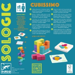 Djeco Sologic Cubissimo – Houten 3D Denkspel - vanaf 7 jaar