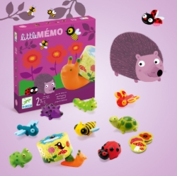 Djeco Little Memo – Eerste geheugenspel, met Dieren - vanaf 2,5 jaar