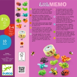 Picture of Djeco Little Memo – Eerste geheugenspel, met Dieren - vanaf 2,5 jaar