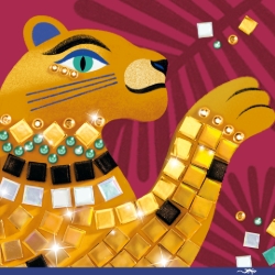 Afbeeldingen van Djeco Diep in de Jungle – Metallic Mozaïekset - vanaf 7 jaar