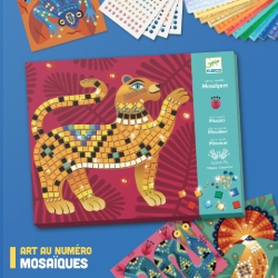 Afbeeldingen van Djeco Diep in de Jungle – Metallic Mozaïekset - vanaf 7 jaar