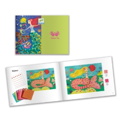 Picture of Djeco Het lied van de zeemeerminnen – Glittermozaïekset - 6 tot 10 jaar