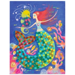 Picture of Djeco Het lied van de zeemeerminnen – Glittermozaïekset - 6 tot 10 jaar