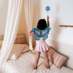 Djeco Net als een Fee - DIY Feeënvleugels en Toverstaf – Knutselset – vanaf 5 jaar