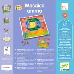 Djeco Mosaïco Animo – Dierenmozaïek - Mozaiekspel – vanaf 4 jaar