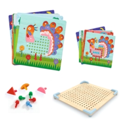 Djeco Mosaïco Animo – Dierenmozaïek - Mozaiekspel – vanaf 4 jaar