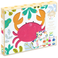 Picture of Djeco Mooi kladderen – schilderen in herbruikbare hoesjes – vanaf 1,5 jaar