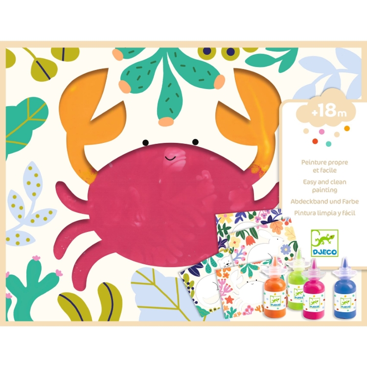Picture of Djeco Mooi kladderen – schilderen in herbruikbare hoesjes – vanaf 1,5 jaar
