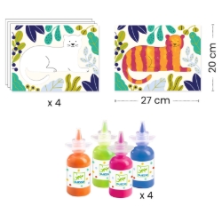 Picture of Djeco Mooi kladderen – schilderen in herbruikbare hoesjes – vanaf 1,5 jaar