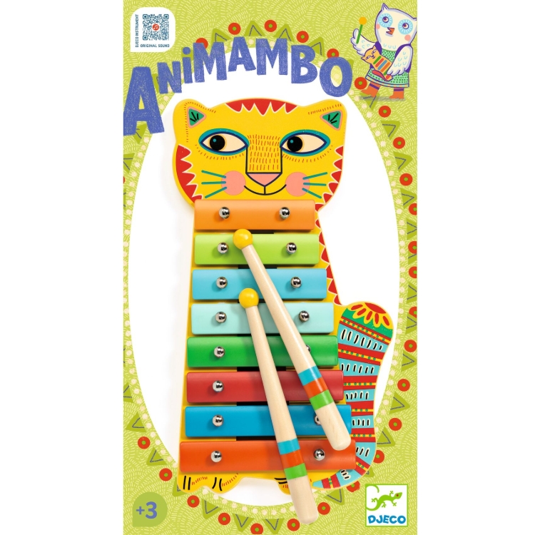 Picture of Djeco Animambo metallofoon kat – 8 tonen – vanaf 3 jaar