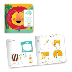 Djeco Gekke dieren – vingerverf- en stickerset – van 3 tot 6 jaar