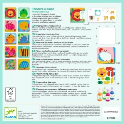 Djeco Gekke dieren – vingerverf- en stickerset – van 3 tot 6 jaar