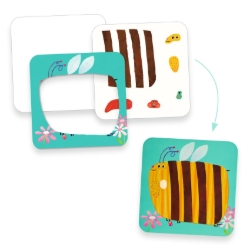 Djeco Gekke dieren – vingerverf- en stickerset – van 3 tot 6 jaar