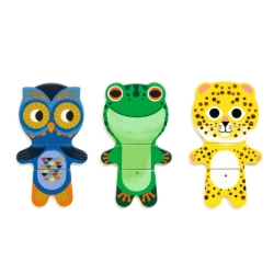 Djeco Arbramix – houten mix-en-match dierenpuzzel – vanaf 2 jaar