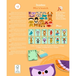Djeco Inzebox Mix Animals – magnetisch dierenspel – vanaf 3 jaar