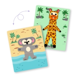 Djeco Inzebox Mix Animals – magnetisch dierenspel – vanaf 3 jaar