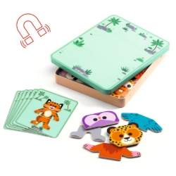Djeco Inzebox Mix Animals – magnetisch dierenspel – vanaf 3 jaar