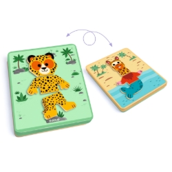 Djeco Inzebox Mix Animals – magnetisch dierenspel – vanaf 3 jaar