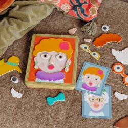 Djeco Inzebox Portraits – magnetisch portrettenspel – vanaf 3 jaar