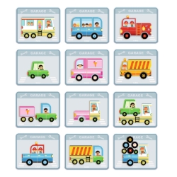 Djeco Inzebox Vehicles – magnetisch voertuigspel – vanaf 3 jaar