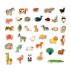 Djeco Magnimo – houten dierenmagneten – vanaf 2 jaar