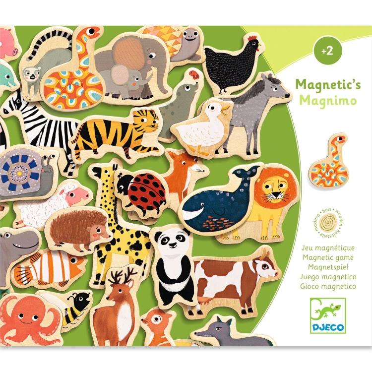 Djeco Magnimo – houten dierenmagneten – vanaf 2 jaar
