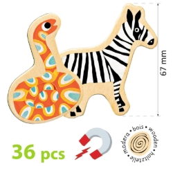 Djeco Magnimo – houten dierenmagneten – vanaf 2 jaar