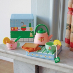 Djeco P’ti Set Thee – houten speelgoedtheeservies – vanaf 4 jaar