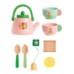Djeco P’ti Set Thee – houten speelgoedtheeservies – vanaf 4 jaar