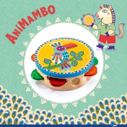 Djeco Animambo Tambourine – houten tamboerijn – vanaf 2 jaar