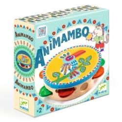 Djeco Animambo Tambourine – houten tamboerijn – vanaf 2 jaar