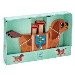 Djeco Nico – houten trekfiguur hond – vanaf 18 maanden