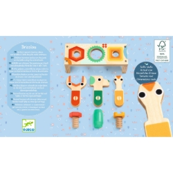 Djeco Bricolou – houten miniwerkbank – vanaf 18 maanden