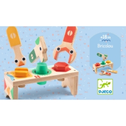 Djeco Bricolou – houten miniwerkbank – vanaf 18 maanden