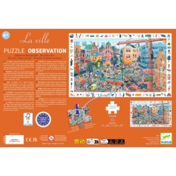 Djeco De stad – observatiepuzzel van 200 stukjes – vanaf 6 jaar