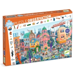 Djeco De stad – observatiepuzzel van 200 stukjes – vanaf 6 jaar