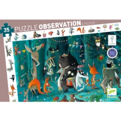 Djeco Het orkest – observatiepuzzel van 35 stukjes – vanaf 3 jaar
